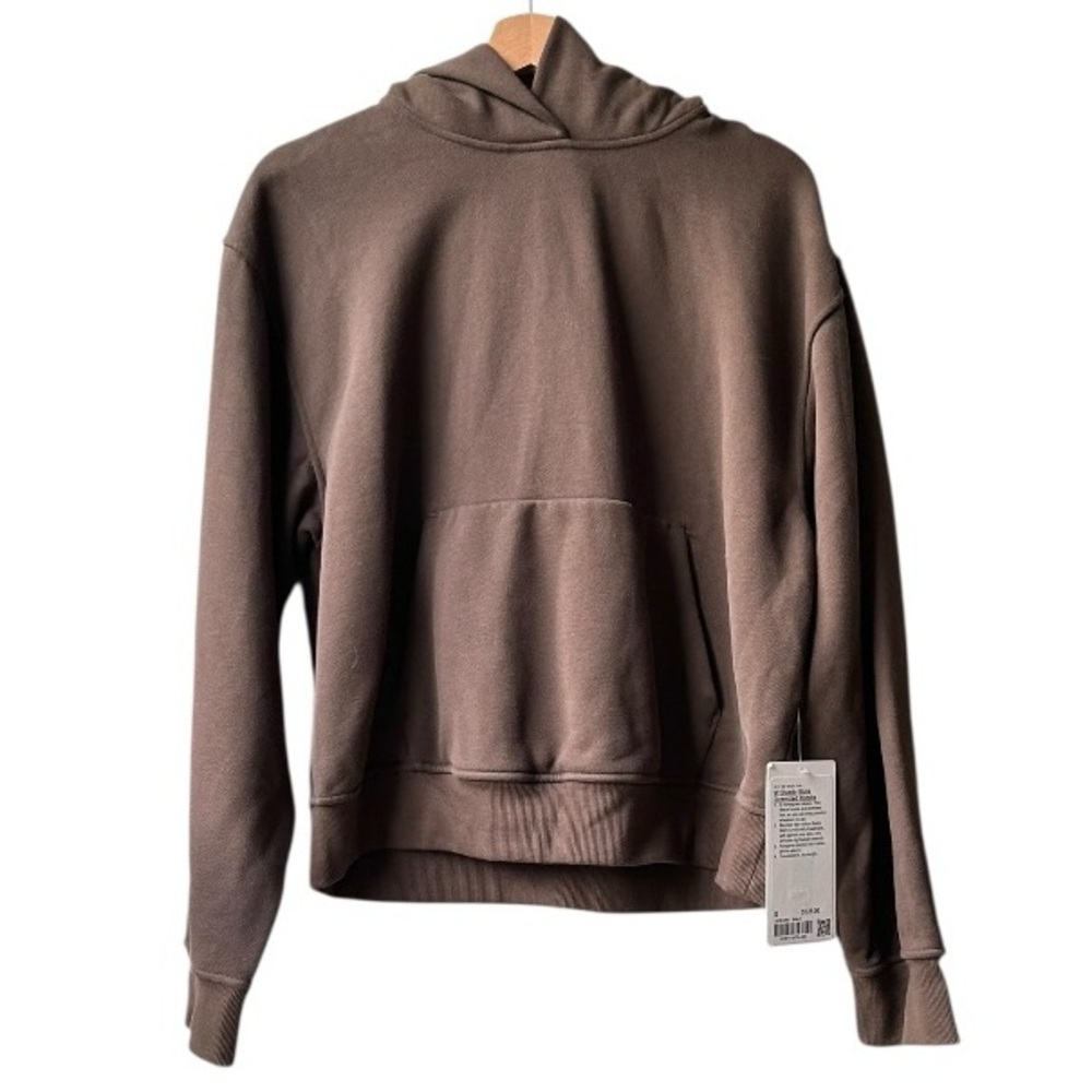 NWT Lululemon Brown Steady State Oversized Hoodie Walnut Crunch Sz S - Picture 2 of 12
